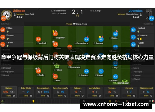 意甲争冠与保级背后门将关键表现决定赛季走向胜负格局核心力量 意甲争冠与保级背后门将关键表现决定赛季走向胜负格局核心力量