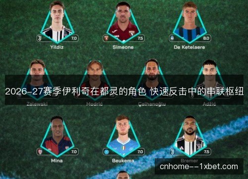 2026-27赛季伊利奇在都灵的角色 快速反击中的串联枢纽